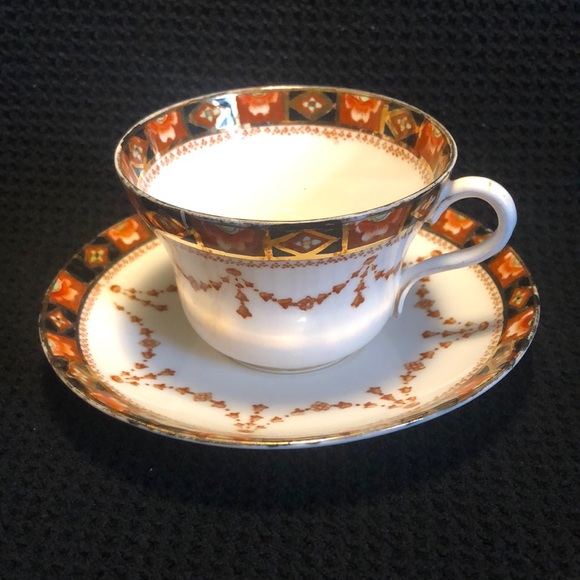 Royal Albert Imari vintage teacup & saucer T.C.W Crown China. 1920’s - Picture 1 of 8
